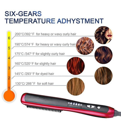 2 IN 1 Hair Straightening Curls Styler
