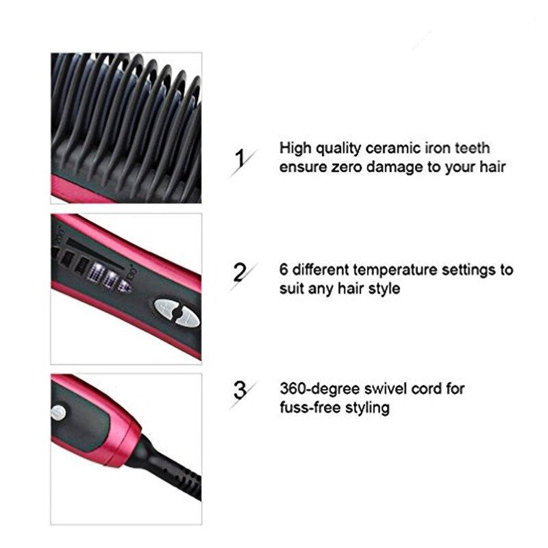 2 IN 1 Hair Straightening Curls Styler